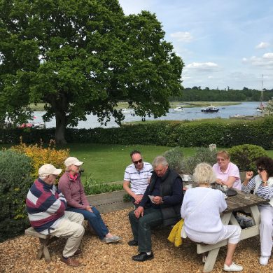 Cruising Group Out to Lunch at Buckler's Hard