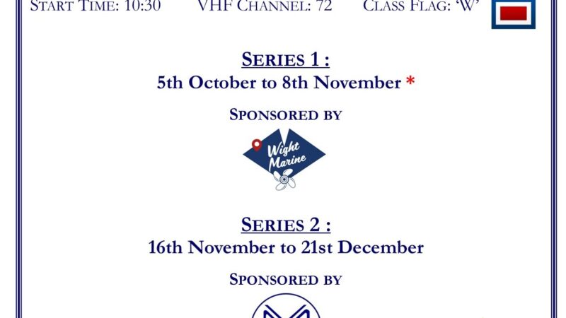 Winter Series 1 sponsored by Wight Marine